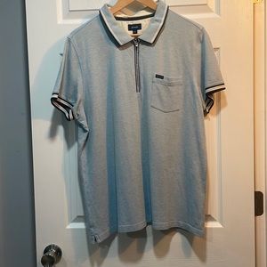 Faconable Zip Up Polo Shirt